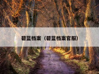 碧蓝档案（碧蓝档案官服）