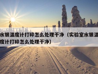 水银温度计打碎怎么处理干净（实验室水银温度计打碎怎么处理干净）