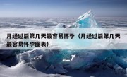 月经过后第几天最容易怀孕（月经过后第几天最容易怀孕图表）