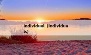 individual（individuals）