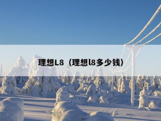 理想L8（理想l8多少钱）