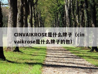 CINVAIKROSE是什么牌子（cinvaikrose是什么牌子的包）