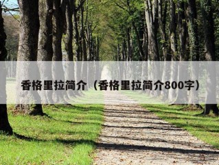 香格里拉简介（香格里拉简介800字）