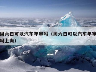 周六日可以汽车年审吗（周六日可以汽车年审吗上海）