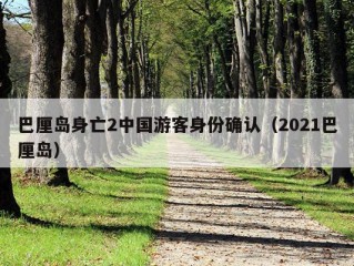 巴厘岛身亡2中国游客身份确认（2021巴厘岛）