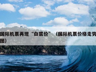 国际机票再现“白菜价”（国际机票价格走势图）