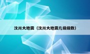 汶川大地震（汶川大地震几级级数）