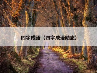 四字成语（四字成语励志）