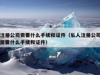 注册公司需要什么手续和证件（私人注册公司需要什么手续和证件）