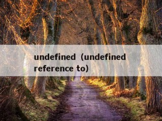 undefined（undefined reference to）