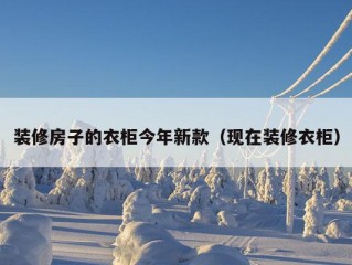 装修房子的衣柜今年新款（现在装修衣柜）