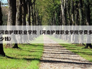 河南护理职业学院（河南护理职业学院学费多少钱）