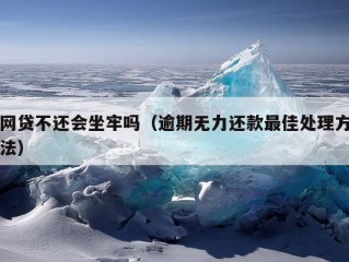 网贷不还会坐牢吗（逾期无力还款最佳处理方法）