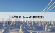 NOVA11（nova11参数配置）