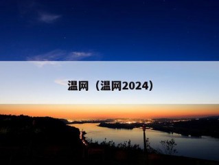 温网（温网2024）