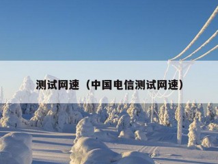 测试网速（中国电信测试网速）