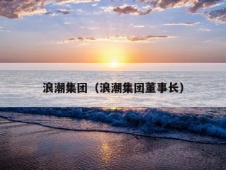 浪潮集团（浪潮集团董事长）