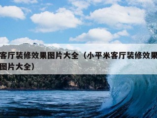 客厅装修效果图片大全（小平米客厅装修效果图片大全）