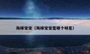 海绵宝宝（海绵宝宝是哪个明星）