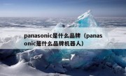 panasonic是什么品牌（panasonic是什么品牌机器人）