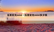 五菱宏光mini（五菱宏光mini多少钱）