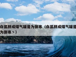 白狐胖成煤气罐是为御寒（白狐胖成煤气罐是为御寒丶）