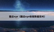 酷云eye（酷云eye收视数据实时）