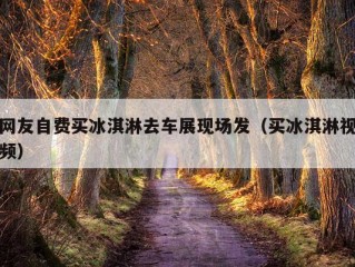 网友自费买冰淇淋去车展现场发（买冰淇淋视频）