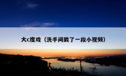 大c度戏（洗手间截了一段小视频）