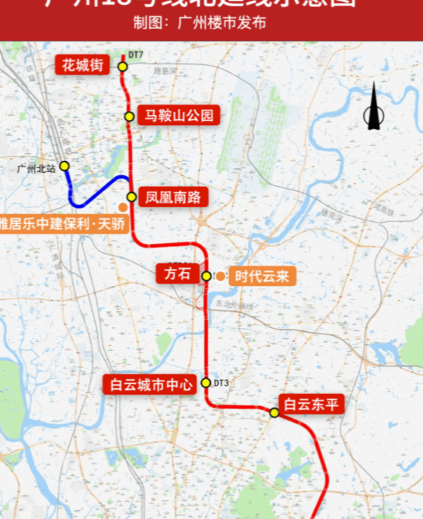 广州地铁18号线最新线路图，城市发展的脉络与前景展望